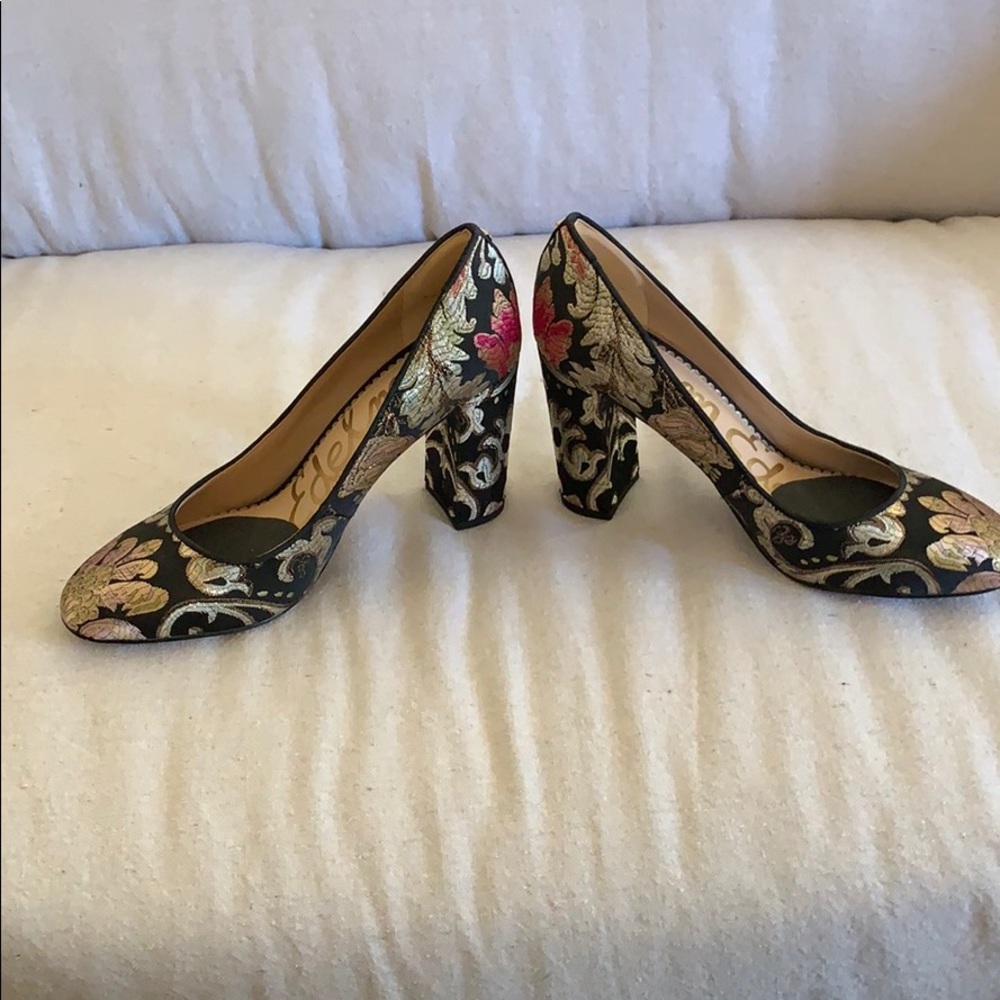 Sam Edelman tapestry heels